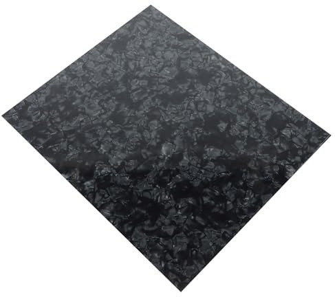 TOPBATHY Kratzfester Gitarrenschutz Aufkleber für Akustikgitarre Selbstklebendes Pickguard aus Langlebigem Material Schwarz mit Schutzfunktion für Schlagbrett