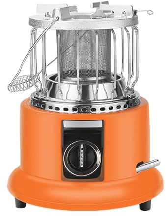 Portable Propane Heater & Gas Stove, Compact Outdoor Camping Heater with Handle, Ideal for Ice Fishing, Hiking, Tent Use, Efficient & Lightweight Gas Cooking Solution