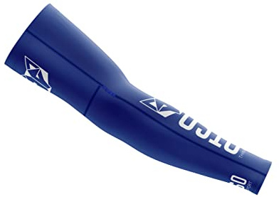 Otso Arm Sleeves Manguitos, Electric Blue & White, M Unisex Adulto