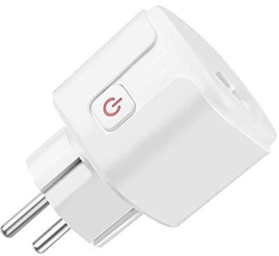 Cámara de Seguridad Exterior WiFi Smart 16A Socket Tuya Smart Life App Trabajar con Alexa Google Home Assistant Voice Control Power Monitor Temporización Detección de Movimiento
