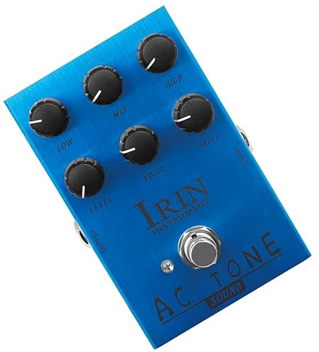 Multi-effektpedal für E-gitarre Simuliertes Lautsprecherdesign Aluminiumlegierung Gitarren-effektpedal Einzelblock