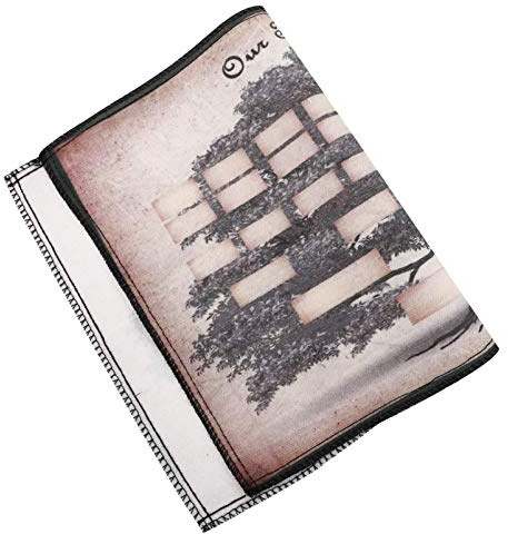 TOGEVAL Ausfüllbares Ahnendiagramm 36x24cm Leinwand Poster Zum Ausfüllen Familiengeschichtendiagramm Wanddekor Für Zuhause