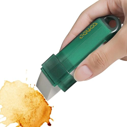 Kalkradierer - Badezimmer Kalkradierer | Kalkreiniger Küche, Einfacher Kalkradierer, Edelstahl Fleckenentferner | Nass und Trocken Schrubben Radiergummi für Küche, Duschraum, Wäsche