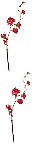 PRETYZOOM 2 Mazzi Di Decorazioni Floreali Simulate Fiori Di Prugna Fiori Finti Decorazioni Da Tavolo Fiori Da Tavolo Decorazioni Primaverili Per La Casa Fiori Finti Steli Primaverili