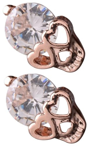 Cristaux Boucles D'oreilles pour Tête de Mort Halloween Femmes | Alliage, 1 Pair, Style Fashion Classique Unique, Graduation, Birthday Party, Not Easy To Fall Off