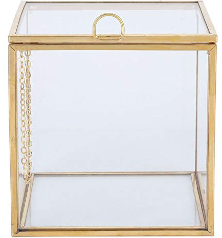 Fdit Glas Pflanzer Pflanzenbehälter Unregelmäßige polyedrische geometrische Glas Terrarium Sukkulenten Behälter Landschaftsdekoration MEHRWEG VERPAKUNG