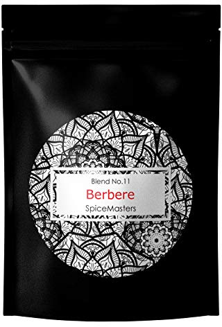 Berbere Spice Mix - Superior Hand Blended Premium Ethiopian Spices - Makes 10 Family Meals - No Artificial Additives or Preservatives - Spice Masters