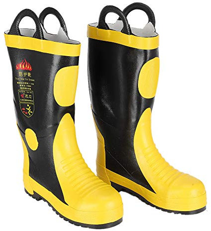 Botas de seguridad contra incendios de goma, zapatos impermeables resistentes a altas temperaturas Protección contra incendios(42)