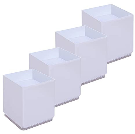 RCHYFEED 2 Zoll Möbelerhöhung Betterhöhung 5cm aus Karbonstahl, Selbstklebende Möbelerhöher Betthöher Tischerhöhung Stuhlerhöhung, 2.4 Zoll im Durchmesser, Jedes Elefantenfuß Lager 2500 PFD