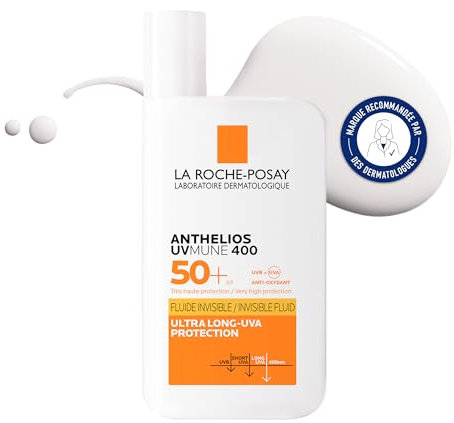 La Roche-Posay Anthelios UVmune 400 - Líquido protector solar invisible, SPF50+, 50ml