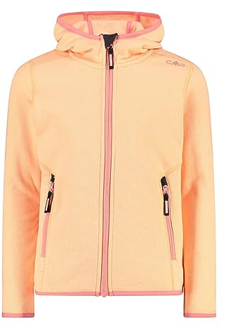 CMP - Kid G-Jacke mit fester Kapuze, Melone-Pfirsich-Weiß, 164