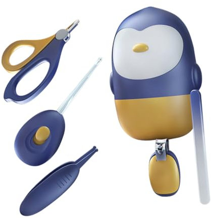Komplettes Babypflegeset Nagelpflege-tools Baby-maniküre- Und Pediküre-set -ohrlöffel Babyschere Sicher Für Finger