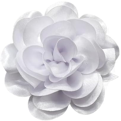 Broche de satén grande de 120 mm con flor de rosa, gran broche de tela camelia clásica para fiesta de boda, baile banquete para mujer, accesorios de disfraz, joyas de regalo