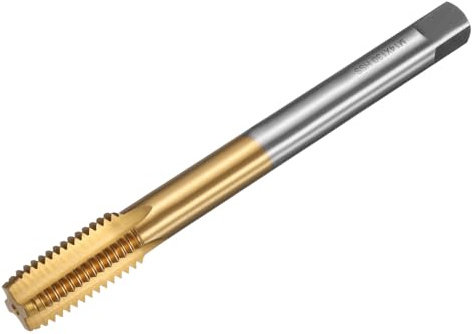 sourcing map Metric Thread Tap M14 x 2 H2 130mm Straight Flute Screw Thread Milling Machine Taps Threading Tapping Repair Tool