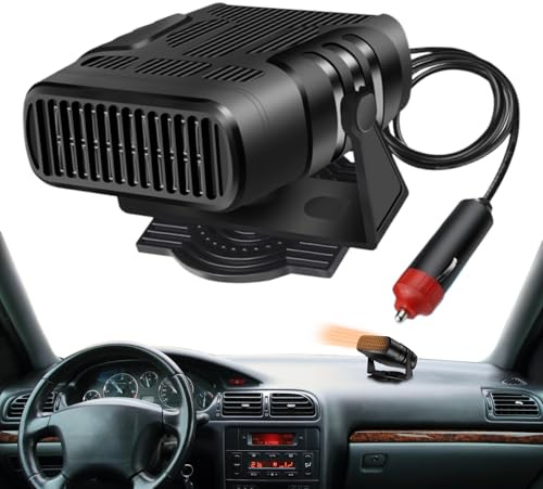 Dinchaakuarry Elektrischer Auto Windschutzscheiben Entfroster,360 Grad drehbar für Winter,Enter für die Autofenster | für kalte Morgen, Straßenre, Pendeln, Schnee, Frost, SUV, Laster, Taxi