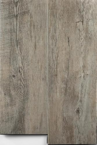 Np Floors - Suelo Vinílico LVT Sistema Click, Roble Vintage, PVC 100%, 169 x 1210 x 5 mm, Resistente al Agua, Alto Tránsito, 2.04 m² por Caja, 10 losetas por caja.