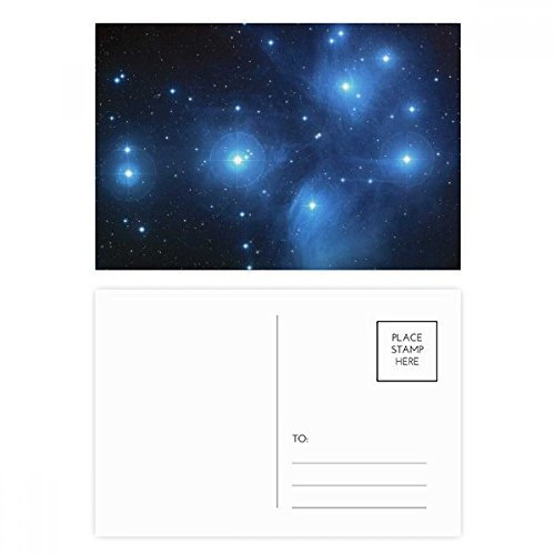 DIYthinker Blau Sternenhimmel Sterne Postkartenset Geburtstag dankt Karte Mailing Side 20pcs 5.7 Zoll x 3.8 Zoll Mehrfarbig