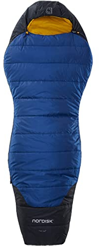 Nordisk Puk +10° Curve Schlafsack L blau/schwarz 2022 Schlafsack