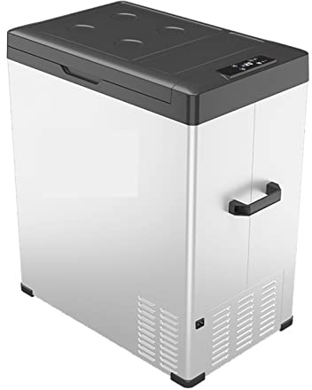 DieffematicBX Mini Frigo Réfrigérateur Compresseur Réfrigération Maison LED Petit Réfrigérateur