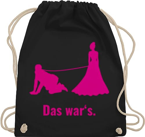 Shirtracer Turnbeutel Rucksack - JGA Junggesellenabschied Männer - Bräutigam Lustig Das Wars - Unisize - Schwarz - polter rucksäcke jungesellenabschied beutel outfit jungesselnabschied tasche 2024