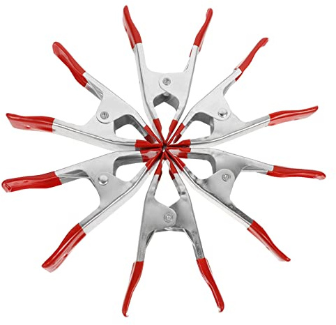 WOONEKY Pinza De Electricista Multifuncional 6 Clips De Fijación Acero Abrazadera Para Tienda De Campaña 4 Pulgadas