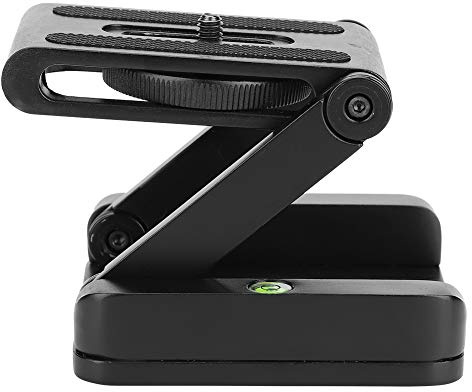 Akozon Z Flex Tilt Quick Release Plate Stand Portable Black Tripod Camera Mount
