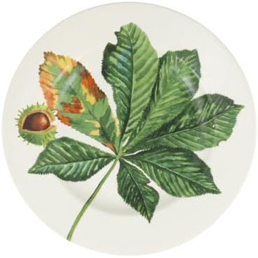 Emma Bridgewater Assiette à petit-déjeuner en forme de cheval, châtaigne et conker, 21,5 cm