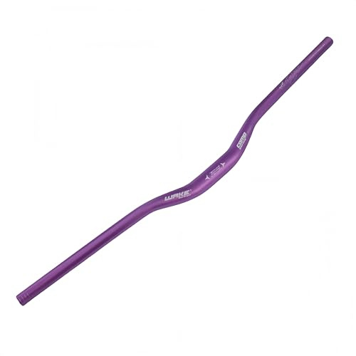 TRKIMAL φ31,8 mm Manubrio per bicicletta da strada, MTB, mountain bike, extra lungo, 780 mm, manubrio rialzato da 30 mm per ciclismo downhill, racing, off-road, MTB, BMX (viola)