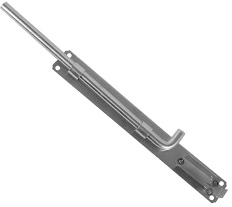 Vaguelly 1set Stainless Steel Slide Bolt Latch Heavy Duty Gate Drop for Fence Security Resistant and Easy to Install for Outdoor Use