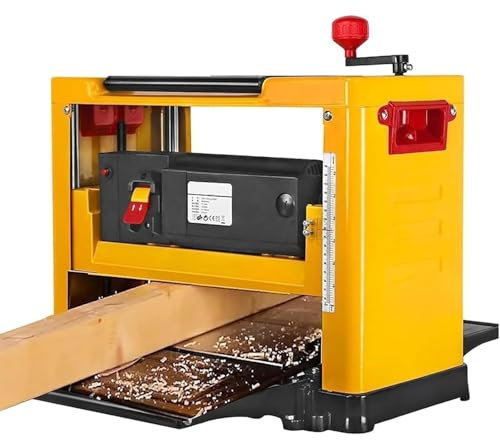 Raboteuse Électrique Portative Travail Du Bois 8 000 Tr/Min, Raboteuse De Bureau 13 Pouces, Raboteuse Électrique De Bureau Multifonctionnelle De 2 000 W Pour La Coupe Du Bois