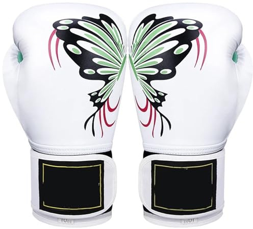 Damer boxningshandskar professionell vuxen muay thai fighting rosa set praktisk sanda sandväska träning tjocka boxningshandskar kvinnor (grön, 170 g)