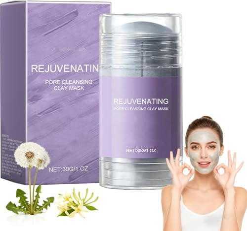 Porenreinigender Maskenstift, Mitesserentferner, Porenverfeinernde Maske, Tiefenreinigender und ölregulierender Stick, Feuchtigkeitsspendend & Pflegend, für alle Hauttypen