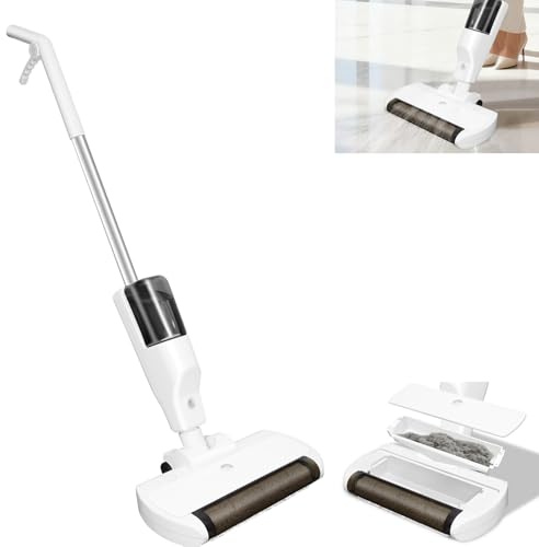 Nass Trockensauger, Staubsauger mit Sprühfunktion, Saugwischer Wischsauger kabellos, 60Min Staubsauger mit Wischfunktion, Blaue Sterilisation, 550mL Wassertank, 3 in 1 Bodenwischer für Harte Boden