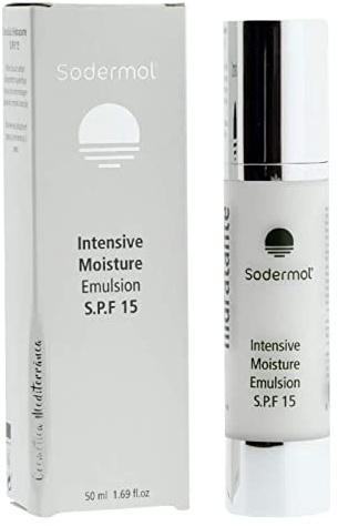 Crème fácial nourrissante avec betaina que et la création de Colageno. Facteur de protection solaire 15 FS cuir hidratada tout le jour 50 ml de Sodermol.