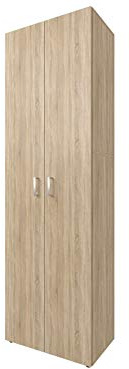 möbelando Schrank Beistellschrank Ordnerschrank Standschrank Büroschrank Trio 5 Sonoma/Eiche