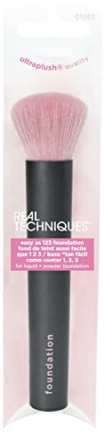 REAL TECHNIQUES Easy As 123 Foundation-Pinsel Schwarz