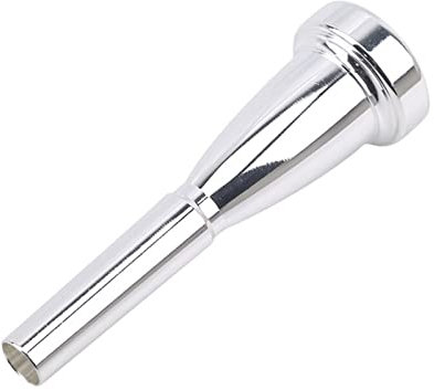 VSOLS Professionelles Trompetenmundstück 3c/5c/7c Größe for Anfänger musikalische Trompetenzubehör oder Fingerübungen (Color : Silver3C)