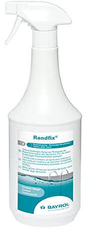 Bayrol Randfix 1L Poolreiniger flüssig, Randreiniger für die Wasserlinie, Poolfolie, Poolrand Reinigungsmittel - Pool Reinigung