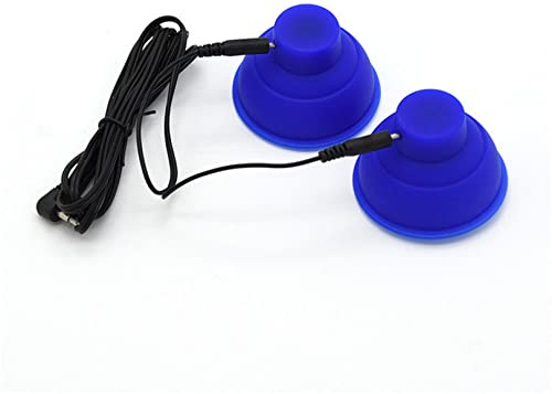 Elektro Sex Stimulation Nippelsauger Brustpumpe Elektro Shock Vergrößerung Nippelsauger/Brüste Saugerpumpen Stimulator Fetisch Reizstrom Klitoris/Nipple/Brust Clamps Zubehör für Frauen,A