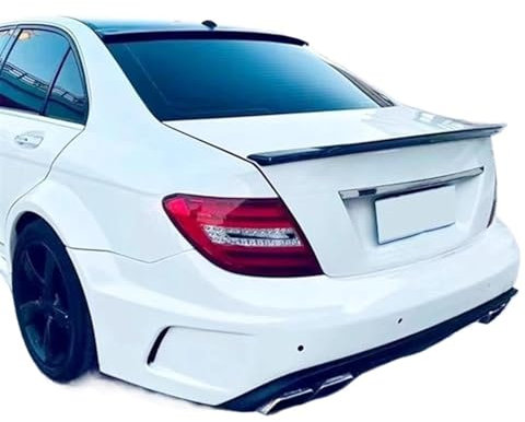 Wing Heckspoiler ABS-Auto-Heckflügelspoiler Für Benz W204 2008 2009 2010 2011 2012 2013 2014 C-Klasse C180 C200L C63 Kofferraumspoiler(Unpainted)