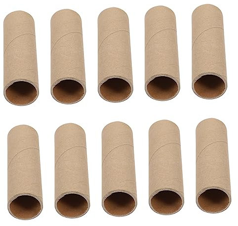 KONTONTY 15stücke Pappröhre Bastelrolle Runde Pappröhre Für Diy Projekte Und Kindergeschenke Pappröhren Zum Malen Schneiden Kleben Und Verwenden in Kreativen Handarbeiten Für Kunstwerke Pos