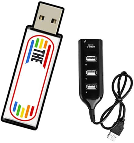 KANGQL USB Sticks, Retro Gaming Consoles USB Stick with 5370 Classical Game Plugs & Plays USB Gaming Stick USB Game Centers for Game Enthusiasts