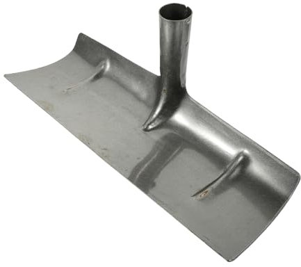 Toddmomy Pala per letame di animali, robusta paletta per letame con testa per l'agricoltura, ideale per la pulizia di stalle e, costruzione in ferro di alta qualità