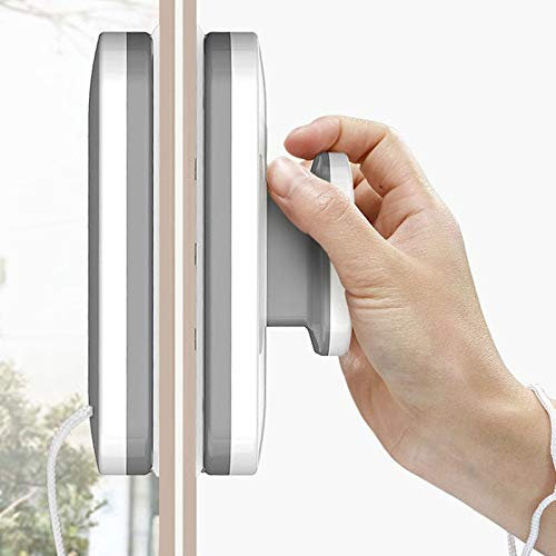 LUNWJJIP Nettoyeur d'essuie-Glace magnétique, Accessoire de Nettoyage de vitre Double Face réglable for Une Utilisation Domestique en Verre de Grande Hauteur