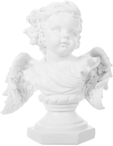 EPIGEIST Harz Engel Statue Kleine Engel Statue Figurine Skulptur Für Garten Hochzeit Schlafzimmer Büro Dekoration