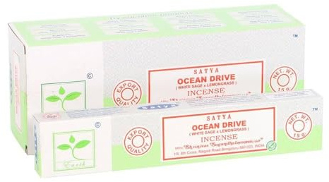 Satya Ocean Drive Räucherstäbchen Earth, 12 Stück