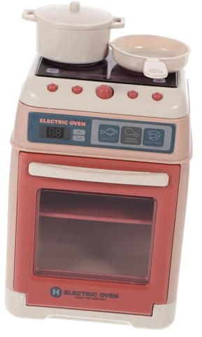 BESTonZON Mini Horno Juguete Electrodoméstico Simulado Horno Encantador de Escena Vida para Casa Azul