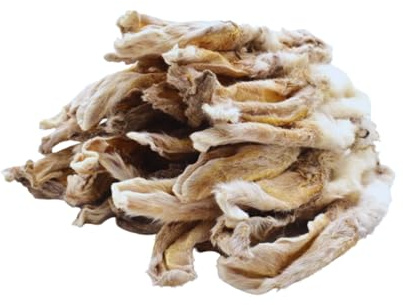 Hypoallergenic Natural Dog Treat Dehydrated Rabbit Ears 500g by BRITSHOP