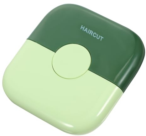 Anneome Tagliacapelli Portatile per Donne Trimmer Manuale per Doppie Punte e Frangia Design Compatto in Acciaio e Plastica Facile Trasportare per Viaggi e