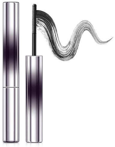 Mascara Essence Waterproof, 2025 Neues Upgrade Telescopic Mascara Volume Effet Faux Cils, Langanhaltendes Volumen und Länge Natürlich Schweiß und Wischfest Mascaras Maquillage Femme (Noir)